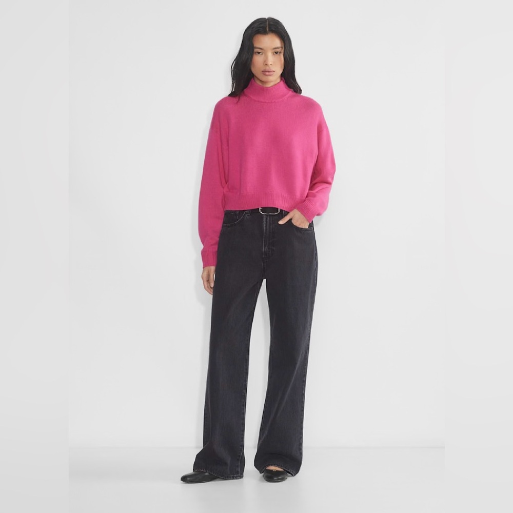 HM XS Women's Fuchsia Alpaca Sweater